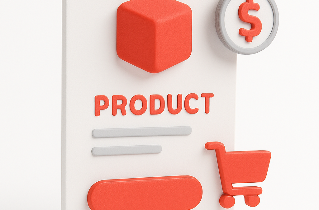 Création de fiches produits
